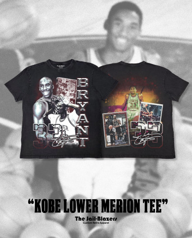 Kobe Lower Merion Tee - Washed Black