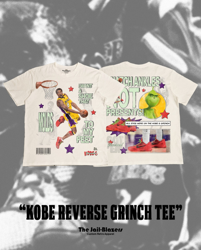 Kobe Reverse Grinch Tee - Off White Kobe Reverse Grinch Tee - Off White