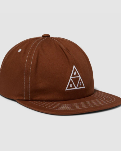 Huf - Set Triple Triangle Snapback - Light Brown/White