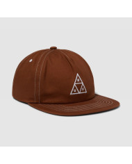 Huf - Set Triple Triangle Snapback - Light Brown/White
