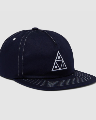 Huf - Set Triple Triangle Snapback - Navy/White