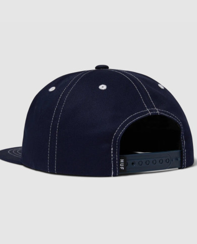 Huf - Set Triple Triangle Snapback - Navy/White