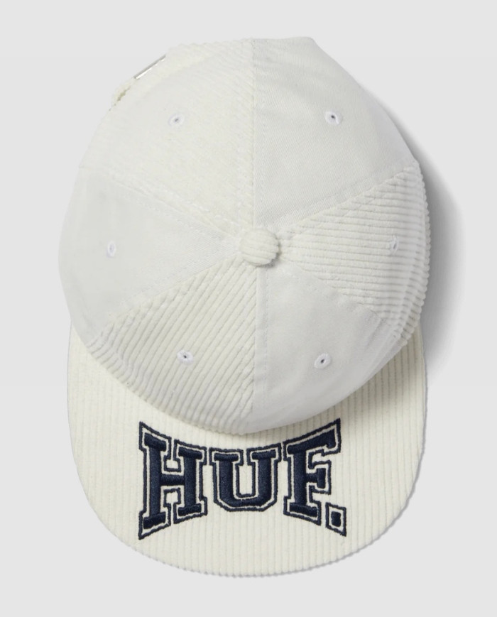 Huf - Classic H Pin Wheel 6-Panel Hat - White