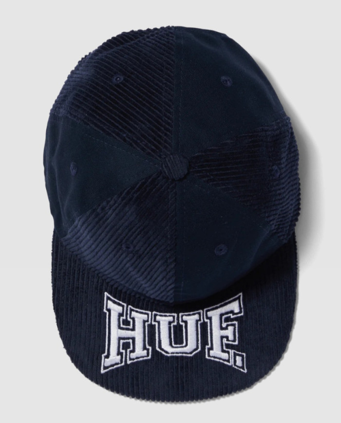 Huf - Classic H Pin Wheel 6-Panel Hat - Navy