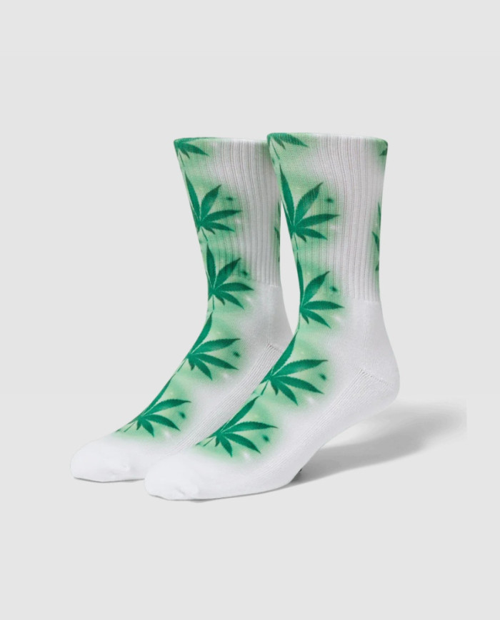 Huf - Green Buddy Mushroom Tie-Dye Sock - Purple Huf - Green Buddy Mushroom Tie-Dye Sock - Purple
