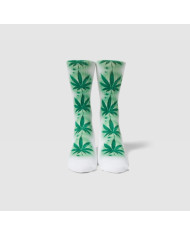 Huf - Airbrush Digital Plantlife Sock - White Huf - Airbrush Digital Plantlife Sock - White