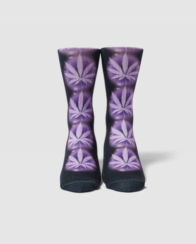 Huf - Airbrush Digital Plantlife Sock - Black