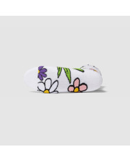 Huf - Green Buddy Blossom Sock - White Huf - Green Buddy Blossom Sock - White