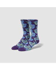 Huf - Mo'rex Crew Sock - Purple Huf - Mo'rex Crew Sock - Purple