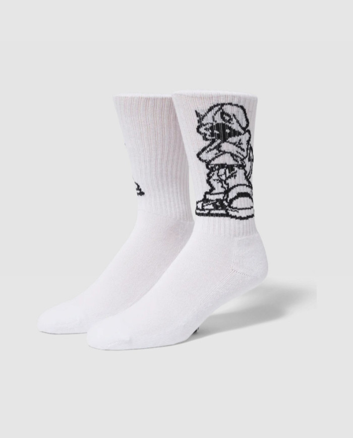 Huf - Rave Crew Sock - Navy Huf - Rave Crew Sock - Navy