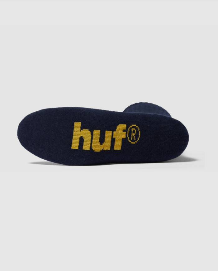 Huf - Rave Crew Sock - Navy Huf - Rave Crew Sock - Navy