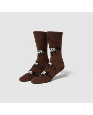 Huf - Pest Problem Crew Sock - Camel Huf - Pest Problem Crew Sock - Camel