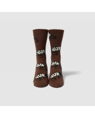 Huf - Pest Problem Crew Sock - Camel Huf - Pest Problem Crew Sock - Camel