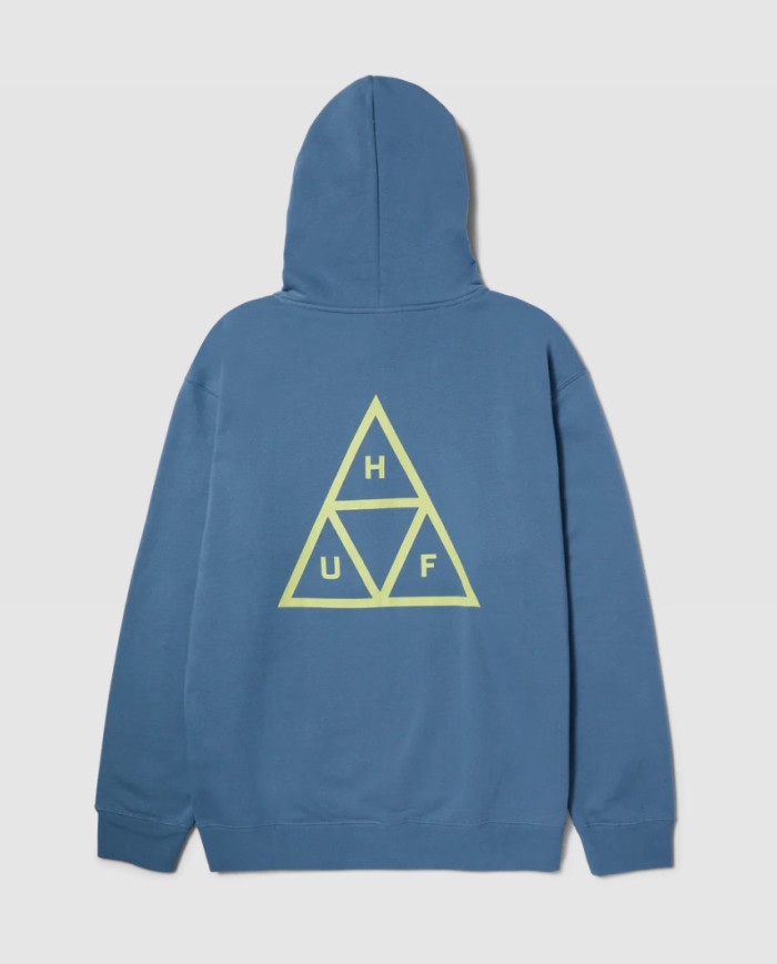 Huf - Set Triple Triangle Pullover Hoodie - Slate Blue