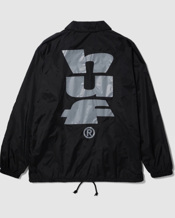 Huf - Megaplast Coaches Jacket - Black
