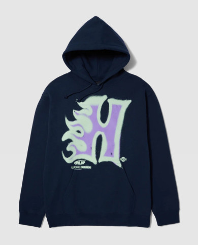 Huf -  Heat Wave Pullover Hoodie - Navy