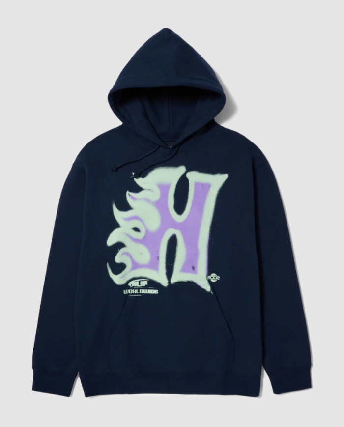 Huf -  Heat Wave Pullover Hoodie - Navy