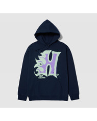 Huf -  Heat Wave Pullover Hoodie - Navy